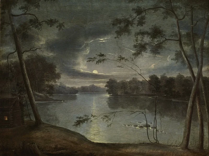 1809-George Winter - Paesaggio notturno - Museo d'arte di Indianapolis